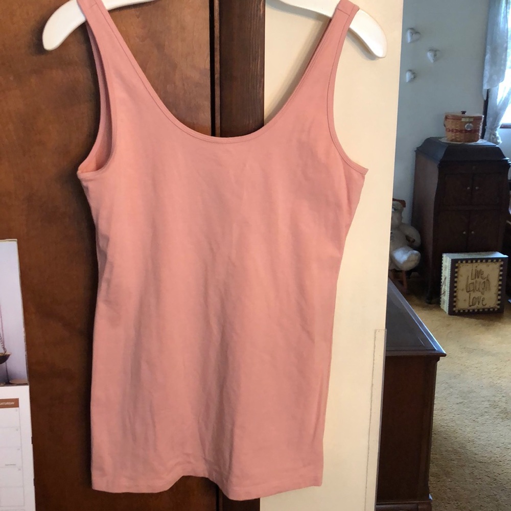 Maurices Pink Tank Top Scoop Neck